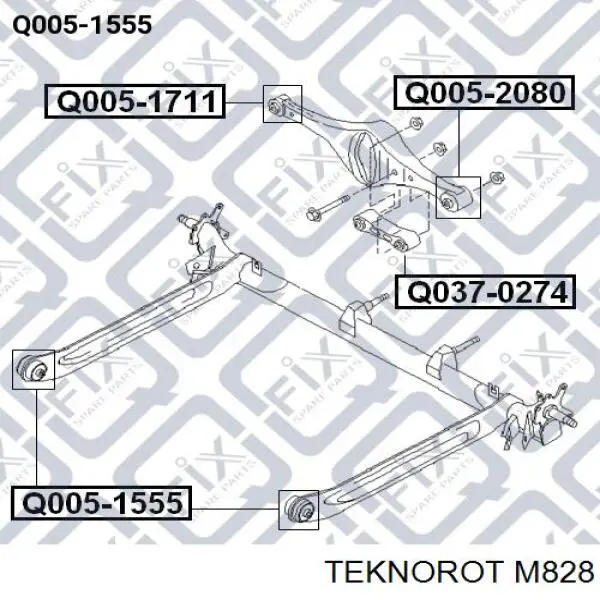 Купить M828 Teknorot Амортизационная стойка