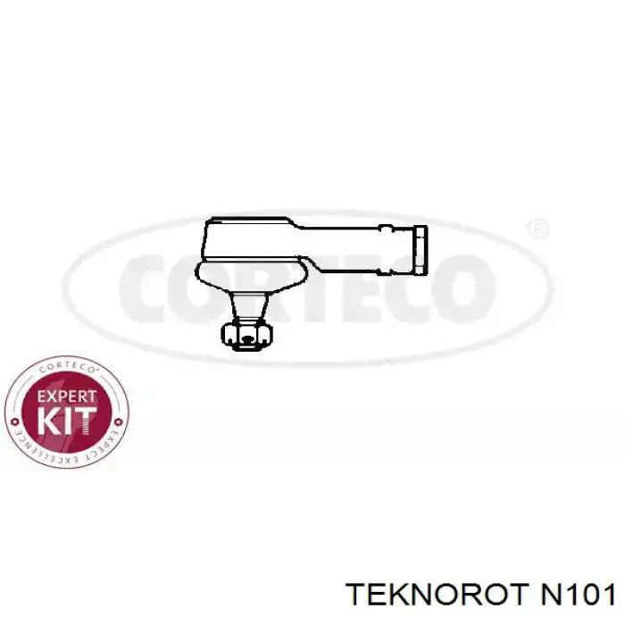 Наконечник рулевой тяги Teknorot N101