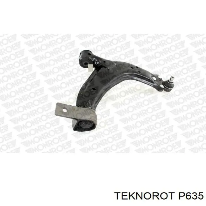 P-635 Teknorot braço oscilante inferior direito de suspensão dianteira