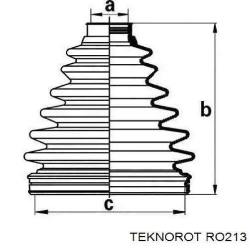 Рулевая тяга Teknorot RO213 цена, от 7.30 USD