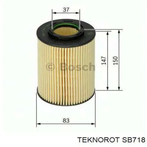 Сайлентблок переднего нижнего рычага SB718 Teknorot