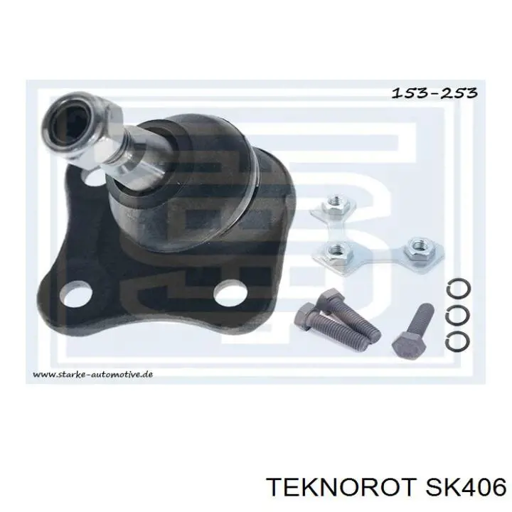 Купить SK406 Teknorot Шаровая опора, нижняя, левая