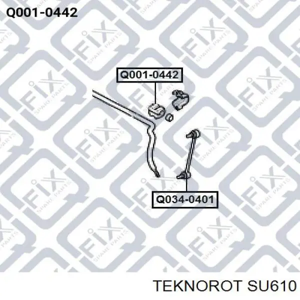 Купить SU610 Teknorot Амортизационная стойка