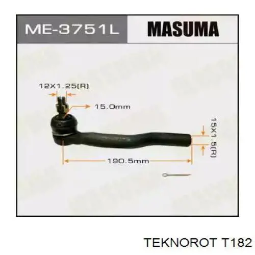 Рулевой наконечник T182 Teknorot