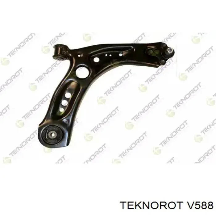V588 Teknorot braço oscilante inferior direito de suspensão dianteira