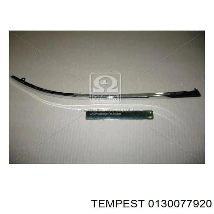 Накладка бампера переднего правая Tempest 0130077920