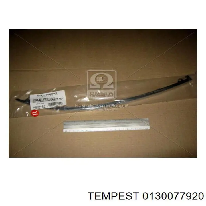 Накладка бампера переднего правая 130077920 Tempest