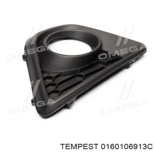 Ободок (окантовка) фары противотуманной левой 0160106911 Tempest