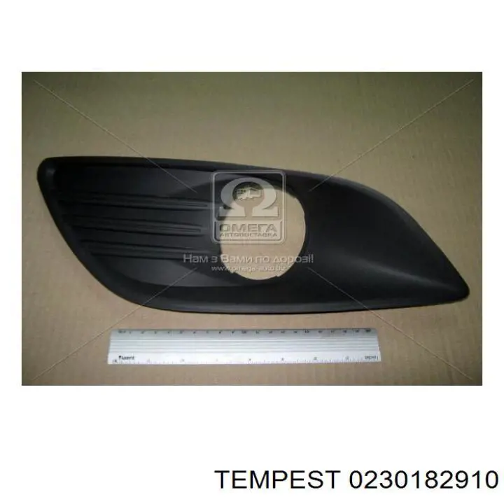 023 0182 910 Tempest заглушка (решетка противотуманных фар бампера переднего правая)