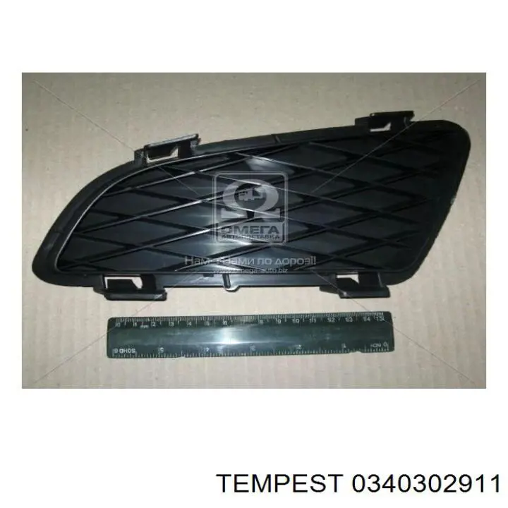 034 0302 911 Tempest заглушка (решетка противотуманных фар бампера переднего левая)
