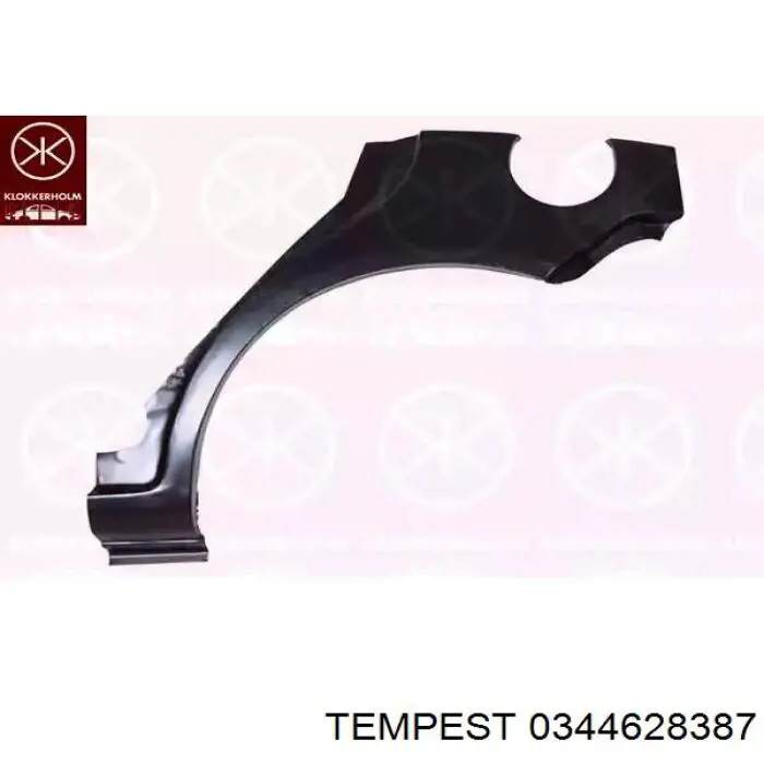 0344628387 Tempest Подкрылок крыла переднего левый