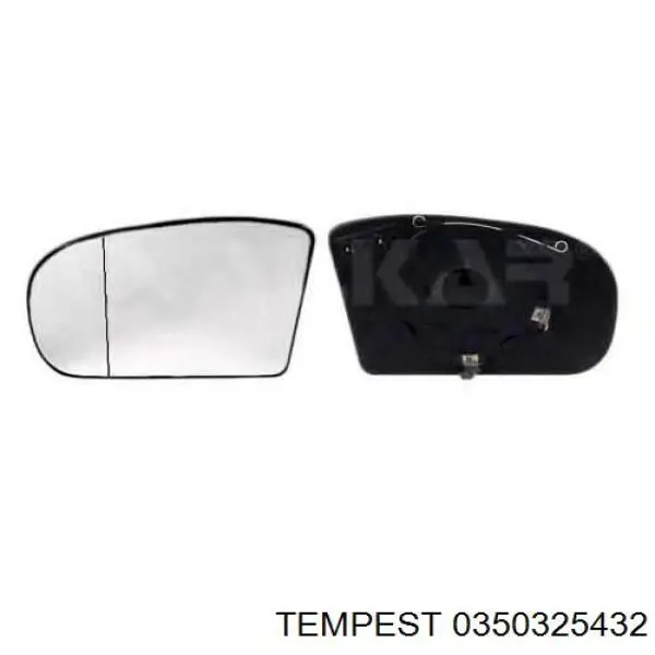 035 0325 432 Tempest зеркальный элемент зеркала заднего вида правого