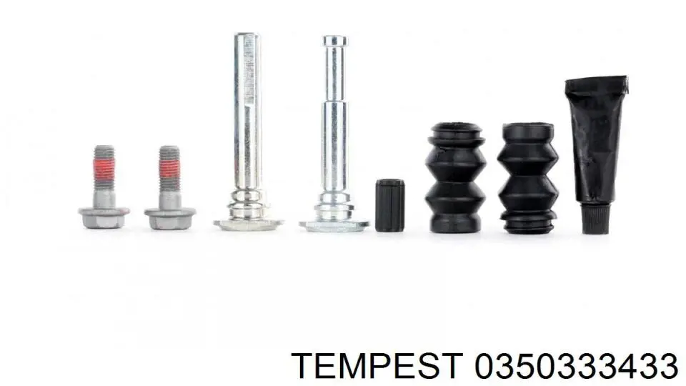 Стекло левого зеркала заднего вида 0350333433 Tempest