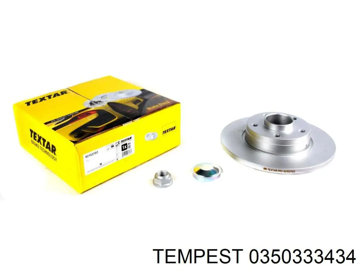 0350333434 Tempest Зеркальный элемент правого зеркала заднего вида