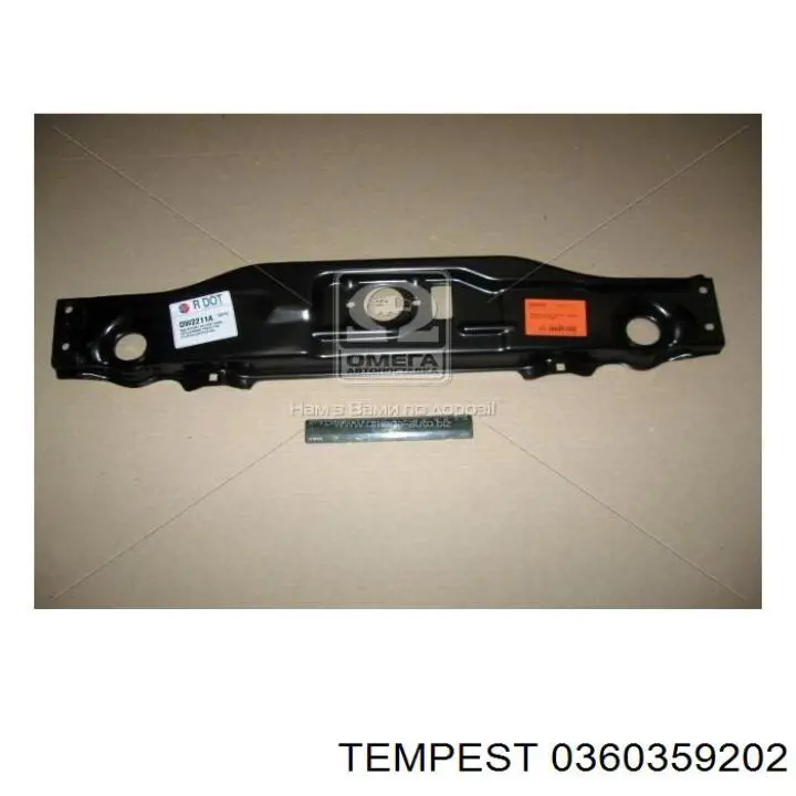 Верхняя рамка радиатора 0360359202 Tempest
