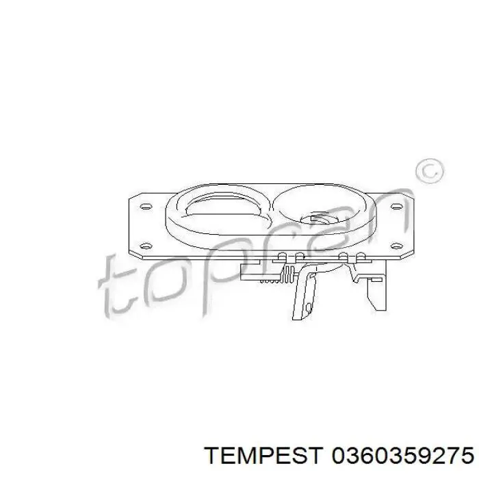 Запор капота (замок и привод замка капота) на Mitsubishi Outlander II XL CWW