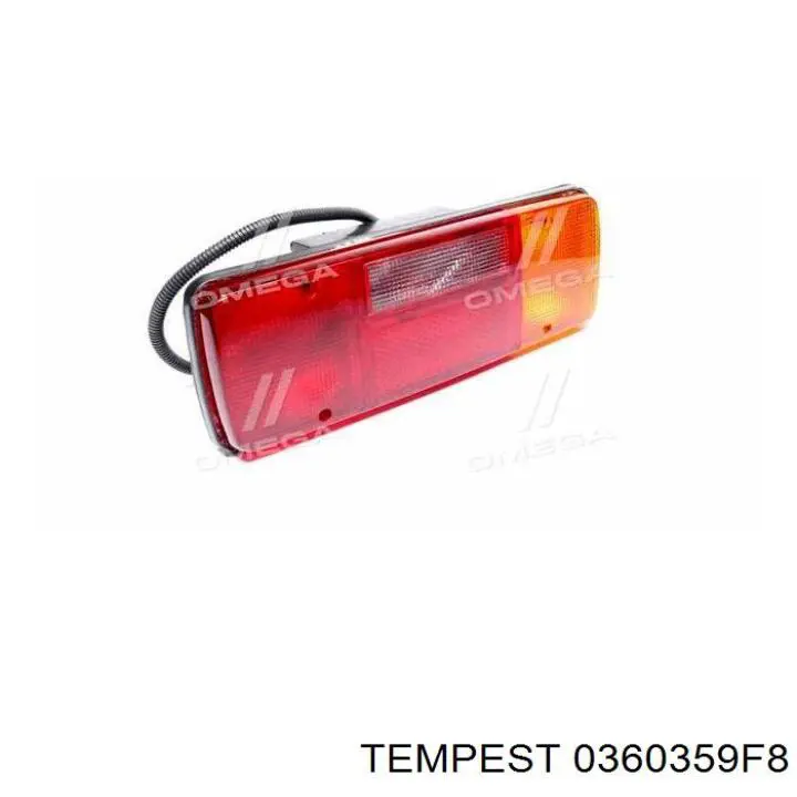 Катафот (отражатель) заднего бампера правый Tempest 0360359F8