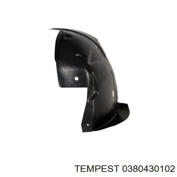 Подкрылок крыла переднего правый передний Tempest 0380430102 цена, от 14.50 USD