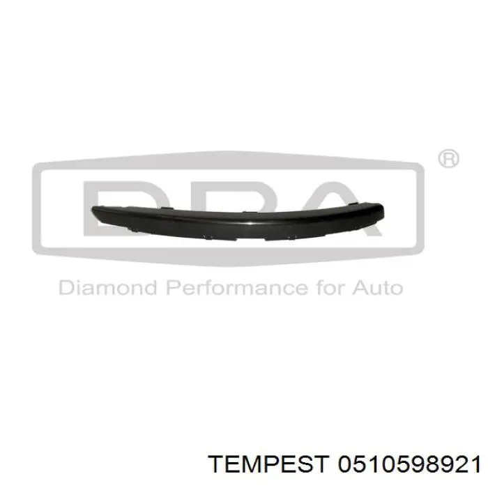 Купить 1K0807655 VAG Молдинг бампера переднего левый