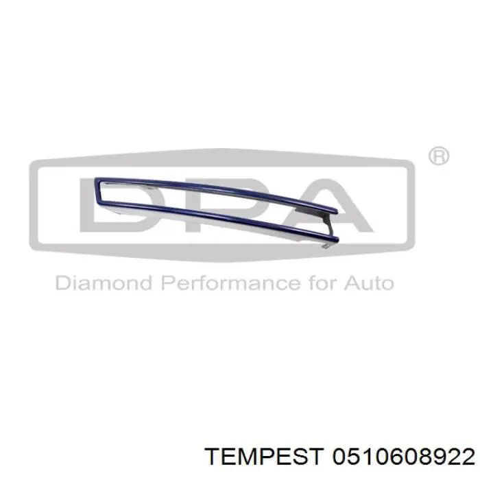 Купить 0510608922 Tempest Молдинг бампера переднего правый