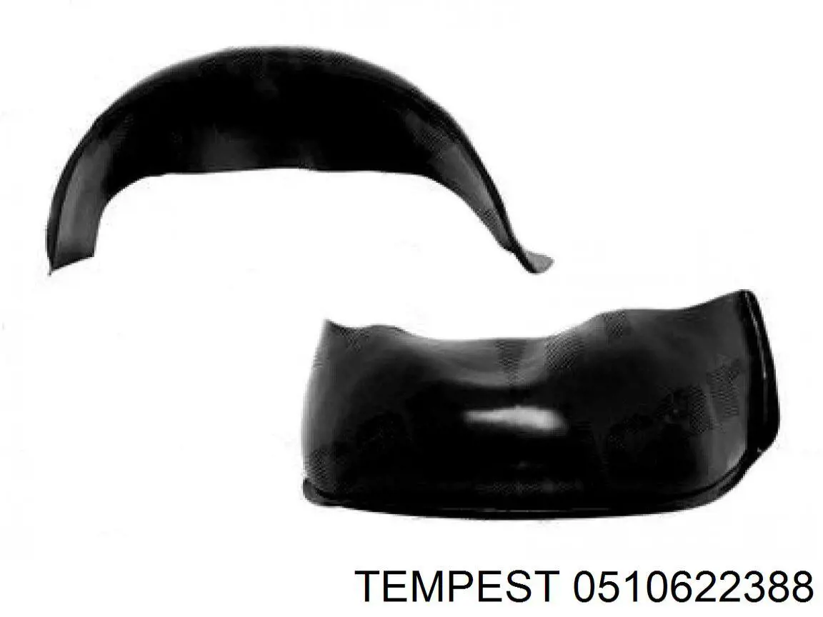 0510622388 Tempest Подкрыльник переднего крыла, правый