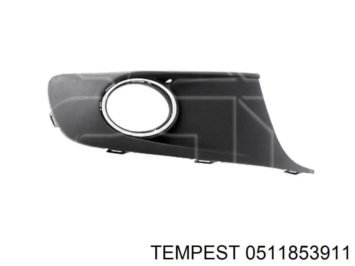 0511853911 Tempest Решетка бампера переднего левая