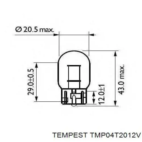 tmp-04T20-12V Tempest лампочка