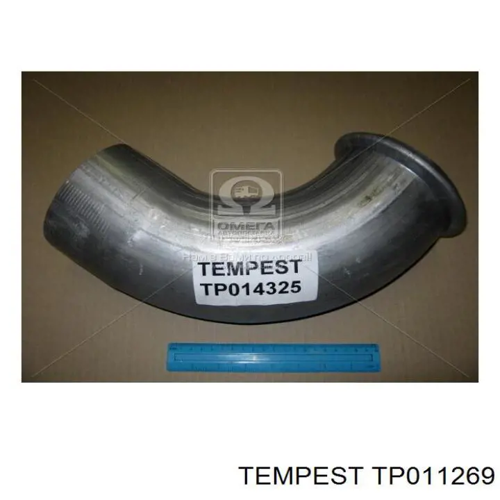 TP011269 Tempest труба выхлопная, от катализатора до глушителя