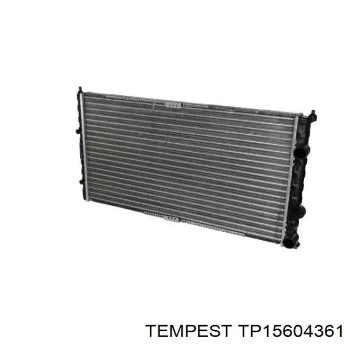 Radiador de esfriamento de motor TP15604361 Tempest