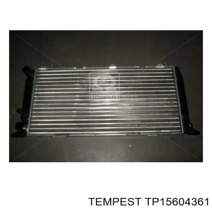 Radiador de esfriamento de motor Tempest TP15604361