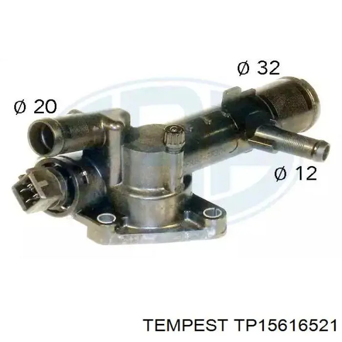 Радиатор охлаждения двигателя Tempest TP15616521 цена, от 49.09 USD