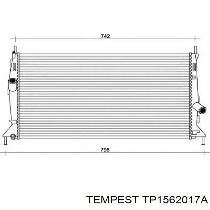 TP1562017A Tempest радиатор