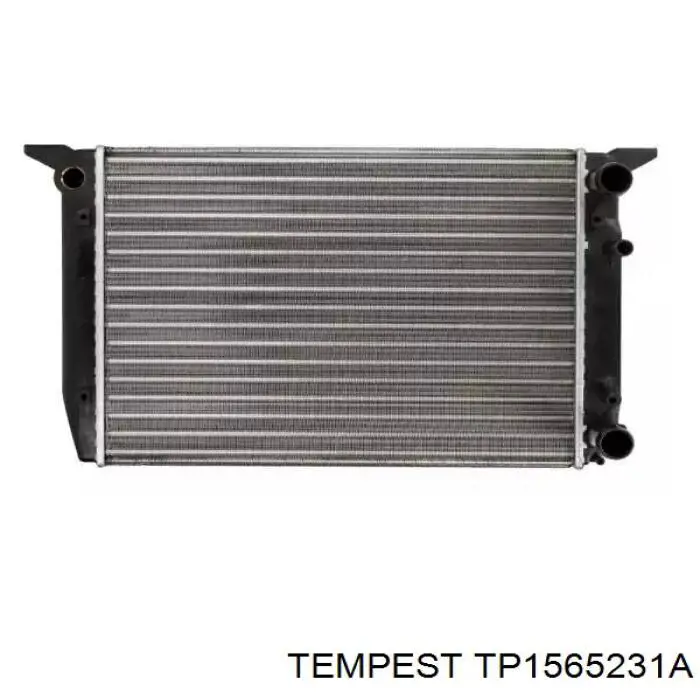 Радиатор охлаждения двигателя Tempest TP1565231A цена, от 52.89 USD