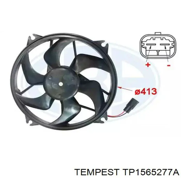Радиатор TP1565277A Tempest