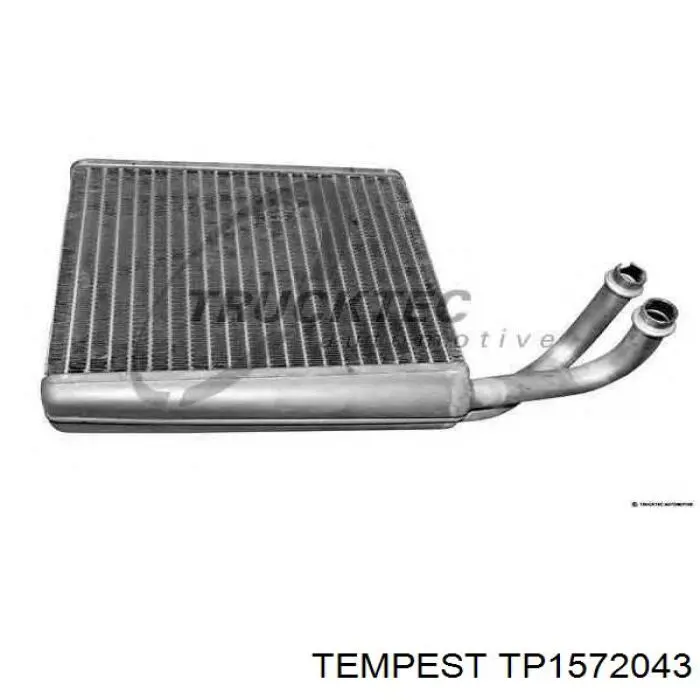 Радиатор печки (отопителя) TEMPEST TP1572043