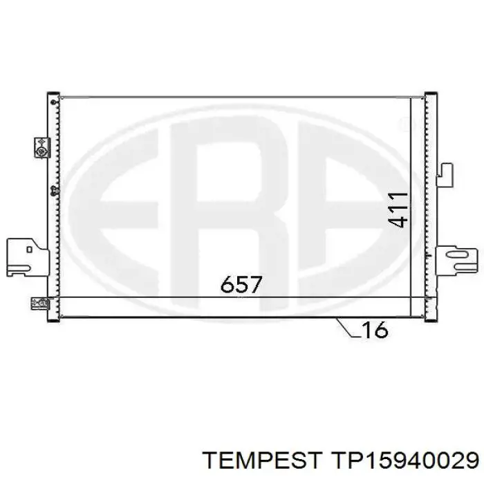 Compre TP15940029 Tempest Radiador de aparelho de ar condicionado