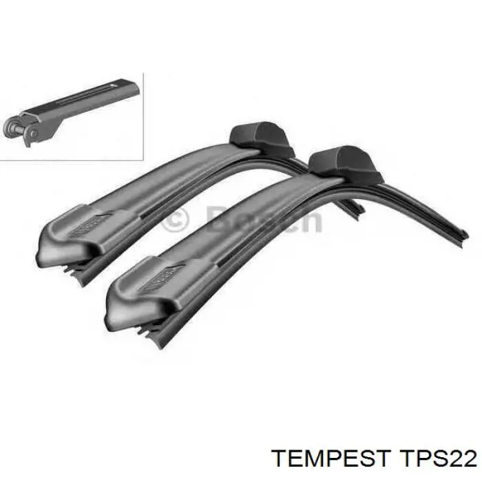 TPS22 Tempest щетка-дворник лобового стекла водительская