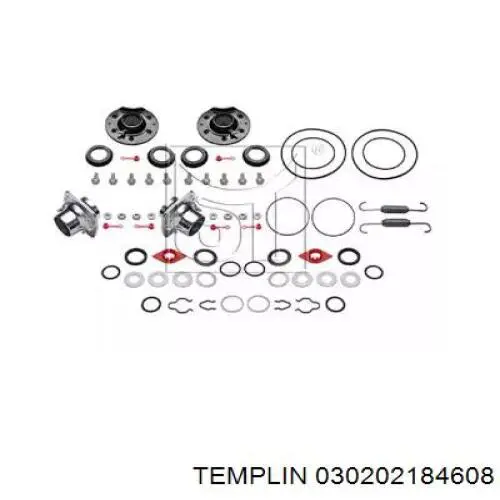 Ремкомплект тормозного вала (трещетки) 030202184608 Templin