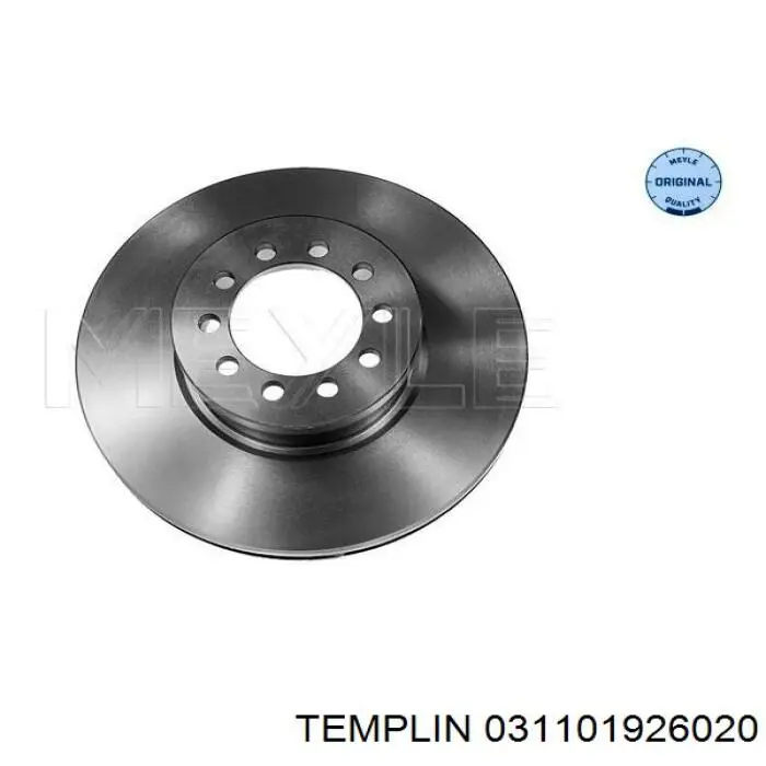 Тормоз дисковый передний Templin 031101926020 цена, от 62.43 USD