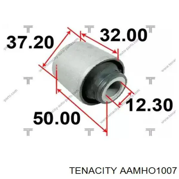 AAMHO1007 Tenacity bloco silencioso dianteiro do braço oscilante inferior