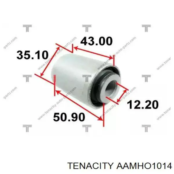 AAMHO1014 Tenacity сайлентблок переднего нижнего рычага