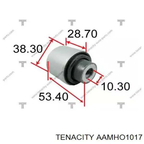AAMHO1017 Tenacity сайлентблок переднего верхнего рычага