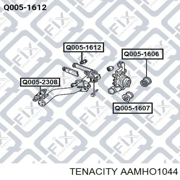Сайлентблок заднего нижнего рычага AAMHO1044 Tenacity