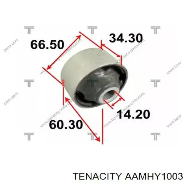 Сайлентблок переднего нижнего рычага AAMHY1003 Tenacity