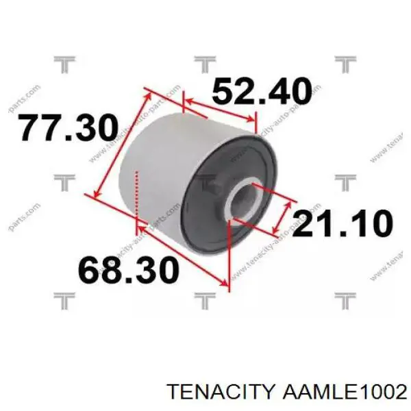 Сайлентблок переднего нижнего рычага AAMLE1002 Tenacity