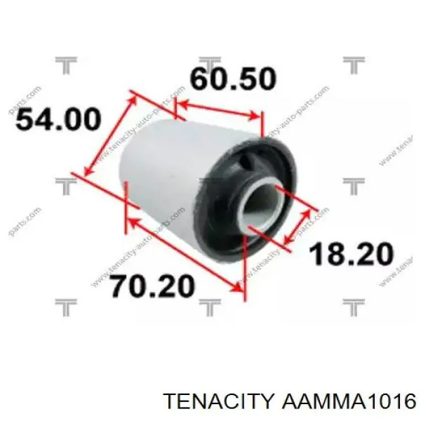 AAMMA1016 Tenacity сайлентблок переднего нижнего рычага