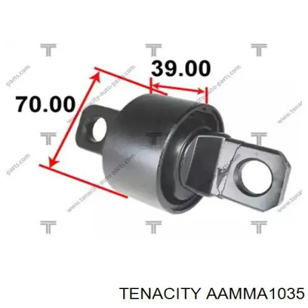 Сайлентблок заднего поперечного рычага внутренний AAMMA1035 Tenacity