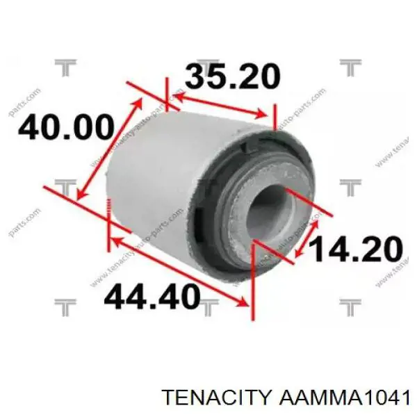 AAMMA1041 Tenacity сайлентблок тяги поперечной (задней подвески)