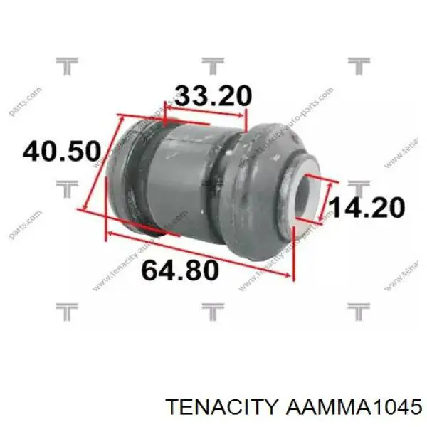 Сайлентблок переднего нижнего рычага AAMMA1045 Tenacity