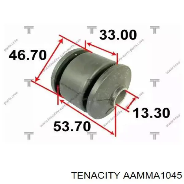 Сайлентблок переднього нижнього важеля AAMMA1045 Tenacity